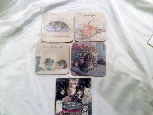 Cat placemats + misc. - Very decorative and pratical